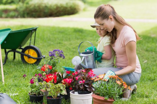 Sustainable gardening practices in Hoxton